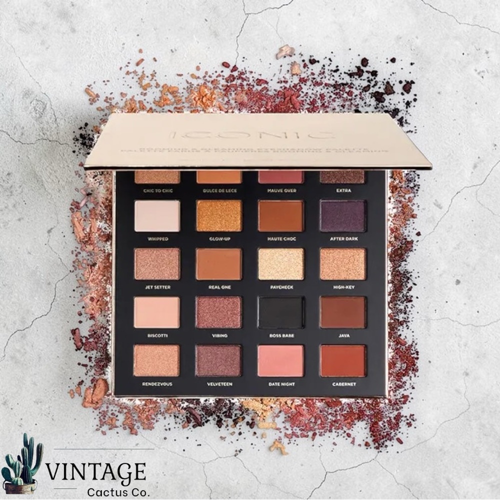 New! ICONIC LONDON Booming & Gleaming Eyeshadow Palette